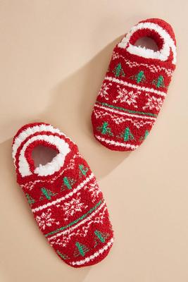 christmas tree farm hugger socks
