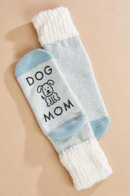dog mom slipper socks 
