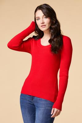 merry cranberry sweater