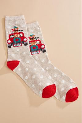 happy howlidays socks