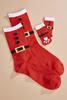  Santa Socks Matching Set