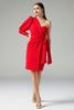  Caché One Shoulder Ruched Dress