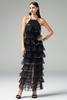  Caché Ruffled Mesh Maxi Dress