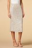  Nothing But Bubbles Midi Skirt