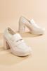  Platform Leather Loafers