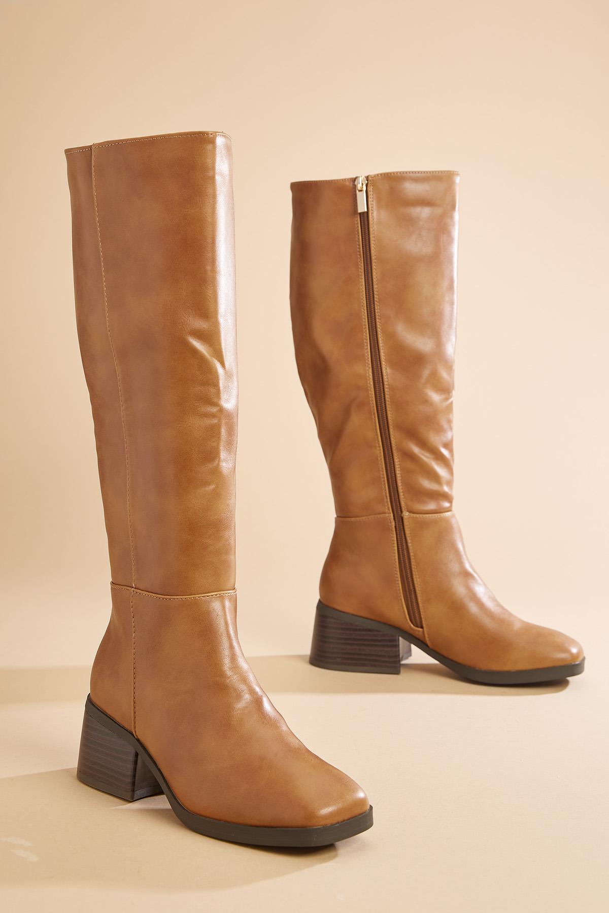 Versona knee high faux nubuck boots