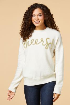 cheers sweater-white