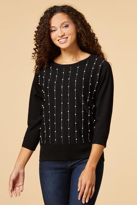 it`s raining pearls sweater