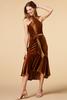  Velvet Touch Midi Dress