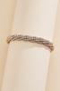  Twisted Rhinestone Bracelet