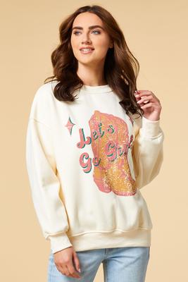 let`s go girls sweatshirt