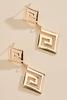  Gold Diamond Dangle Earrings