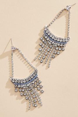 rhinestone chandelier earrings