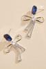  Delicate Dangly Bow Earrings