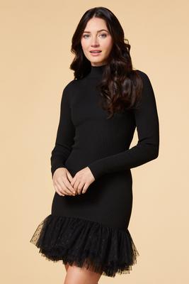 bless this mesh sweater dress