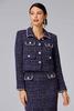  Caché Embellished Tweed Blazer