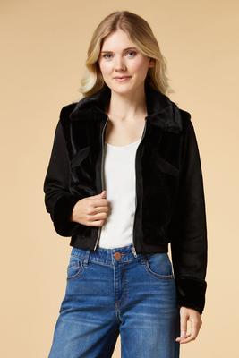furred lines jacket