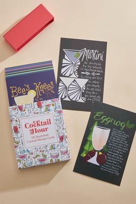 cocktail recipe cards 