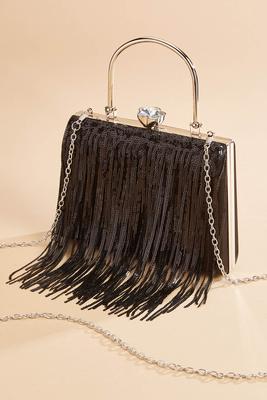 sequin fringe crossbody