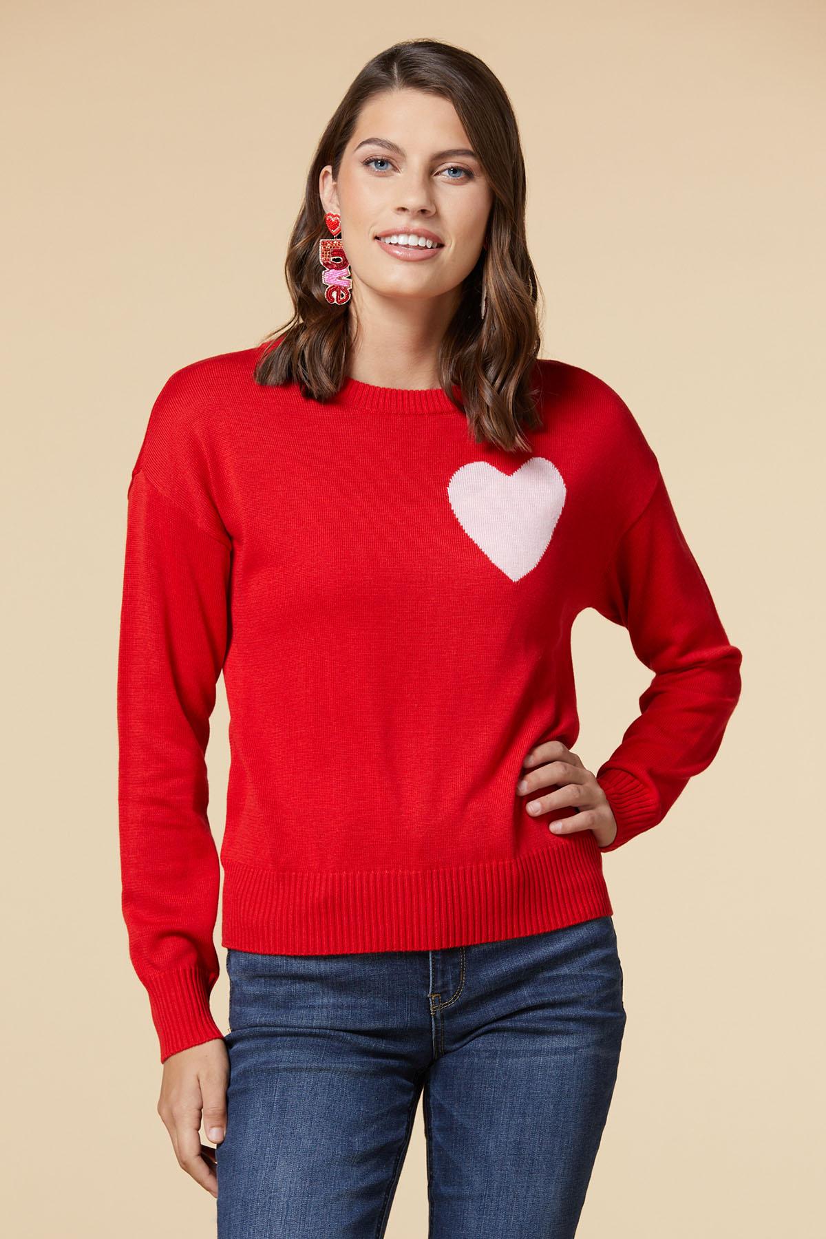 Versona  heart on your sleeve sweater