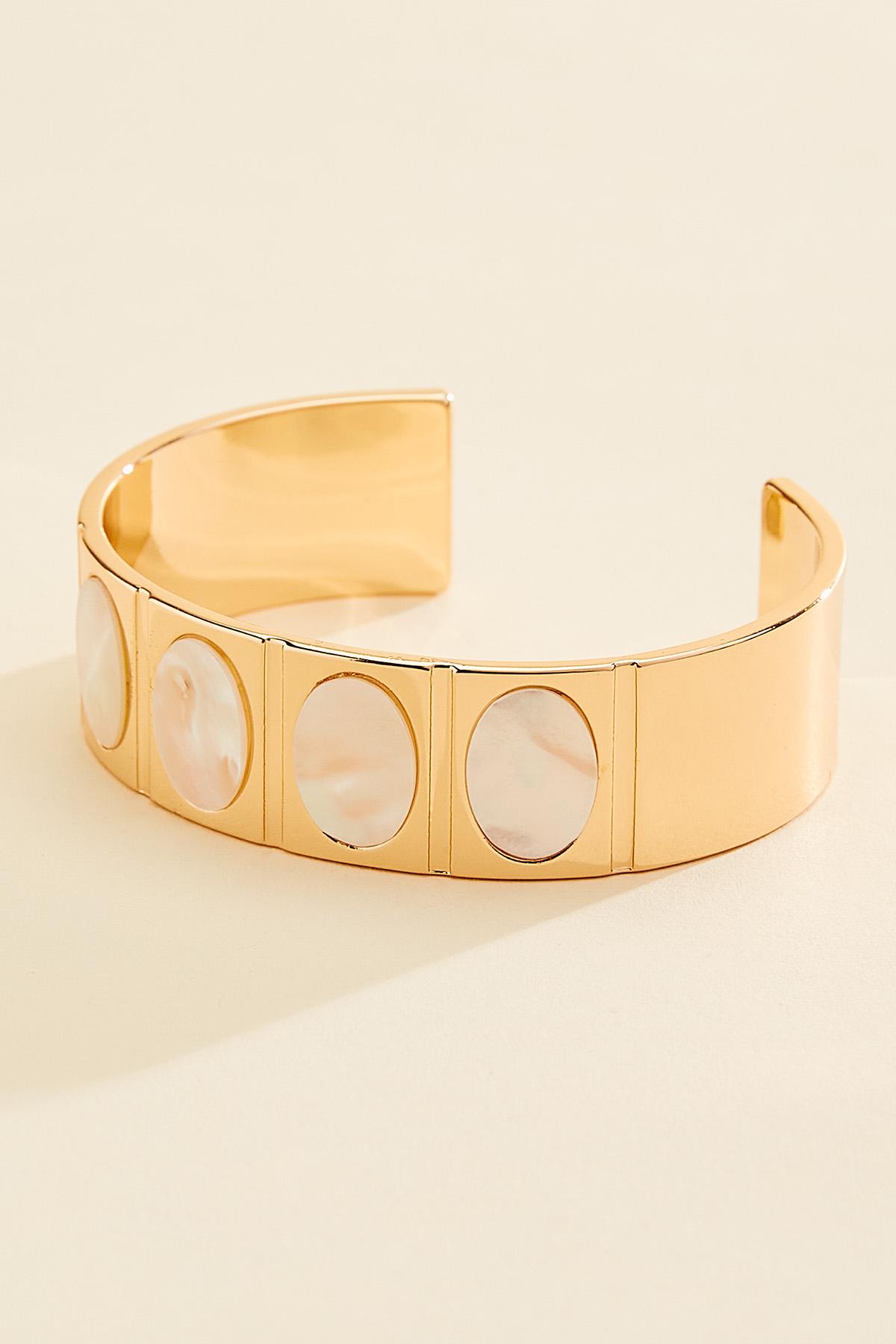 Versona | mother of pearl cuff bracelet