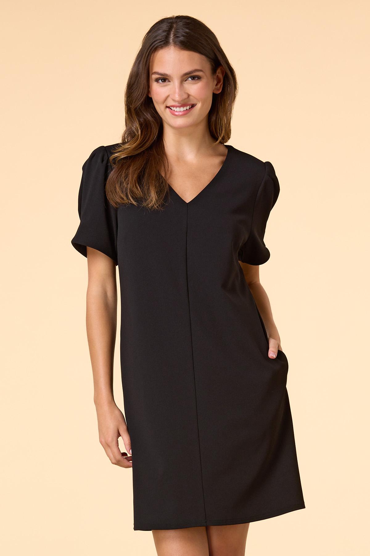 Versona day shift dress black