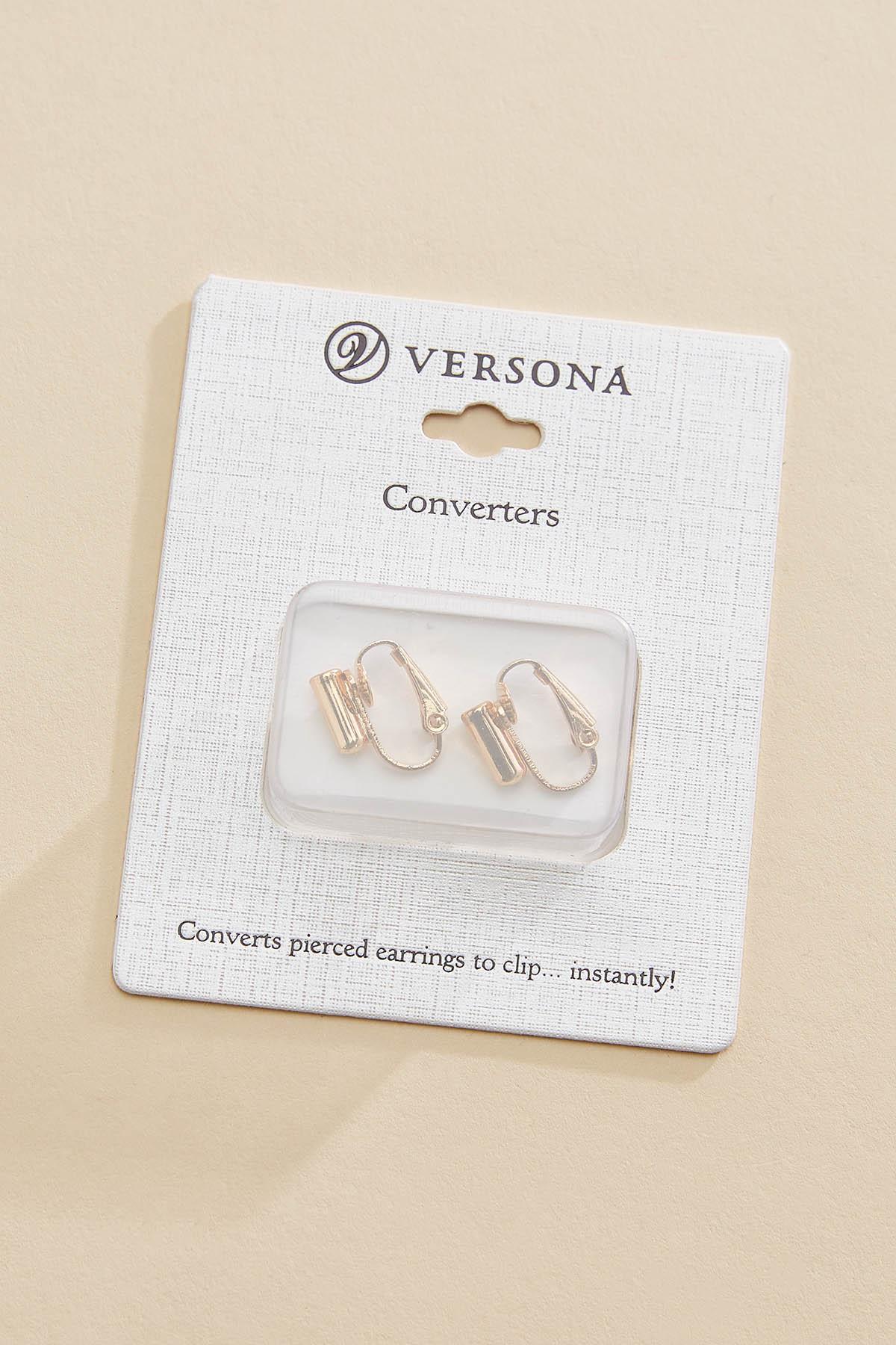 Versona clip- on earring converters- gold