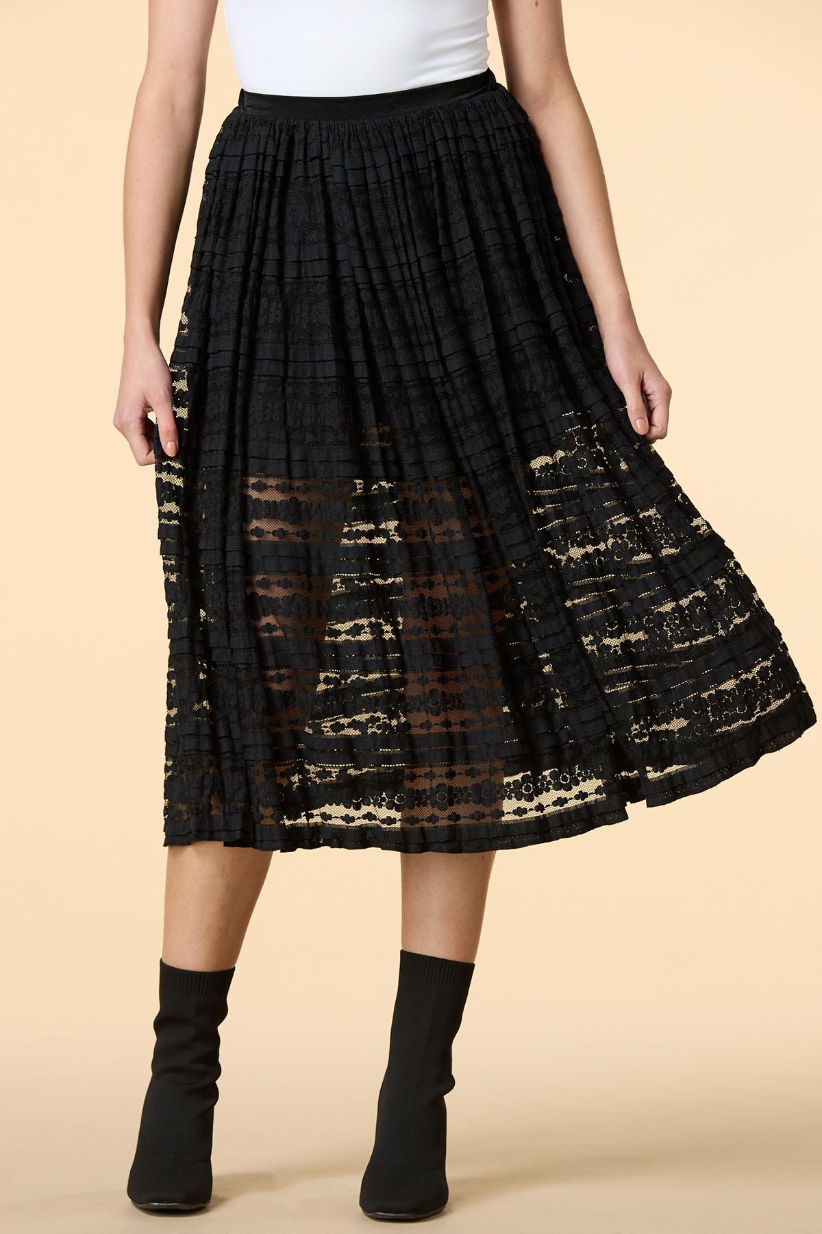 VeniceW】Stone-age midi skirt