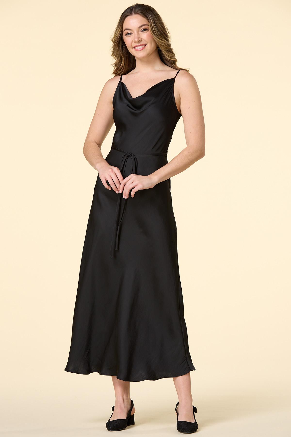 Versona | cowl play midi dress