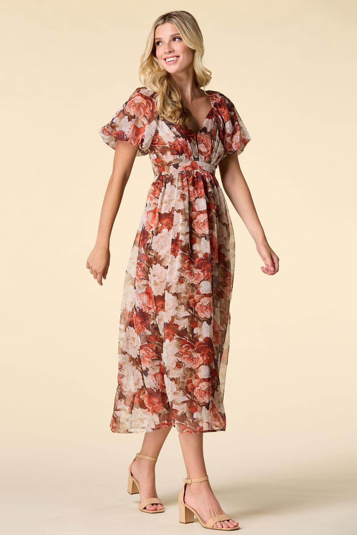 Versona rustic rose maxi dress