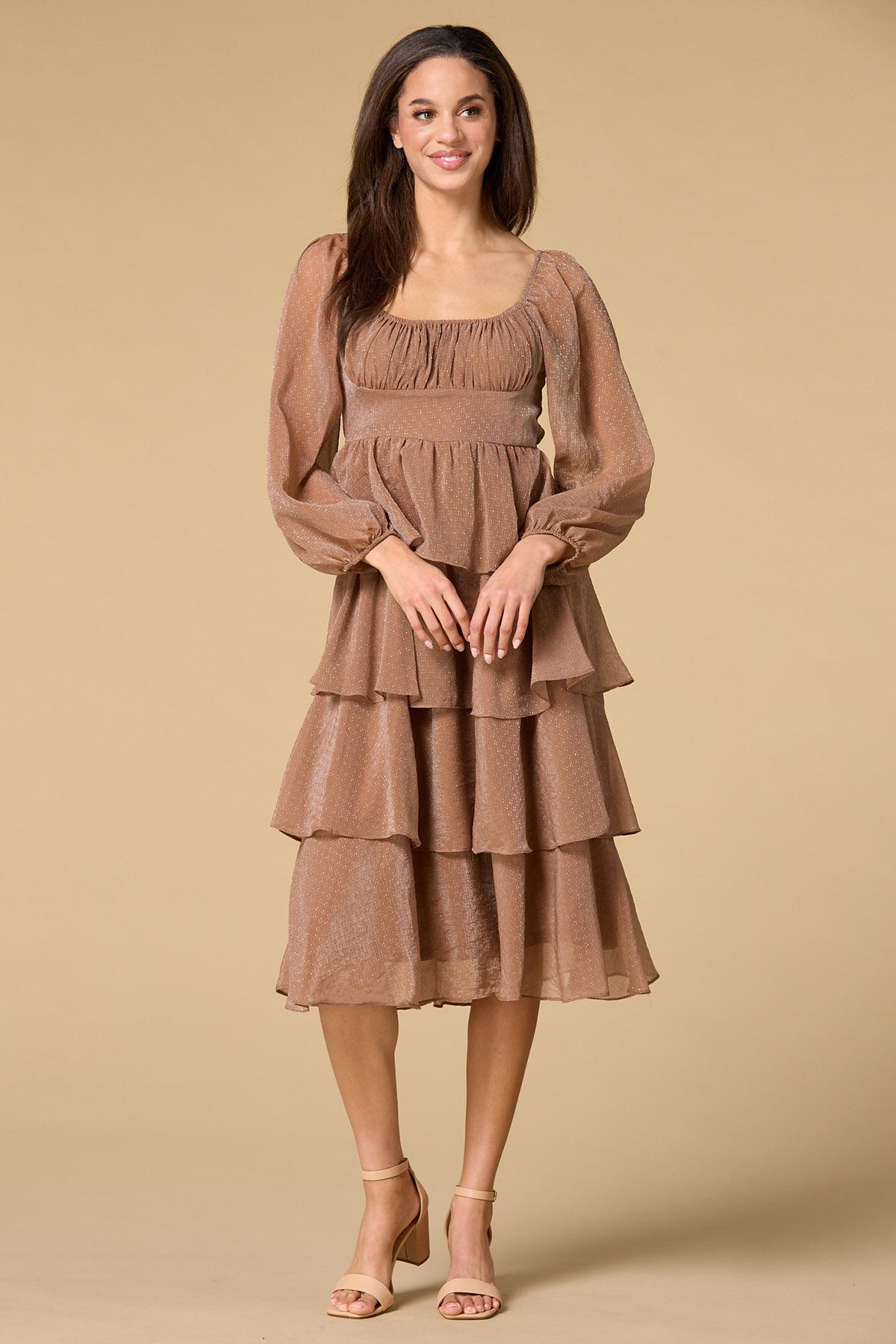 Tier I Am Midi Dress