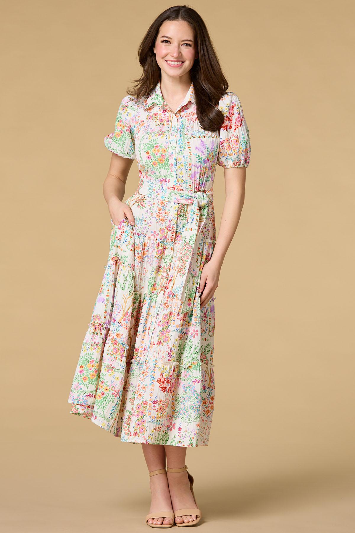 garden party fall dress DELANEY dress Garden Party