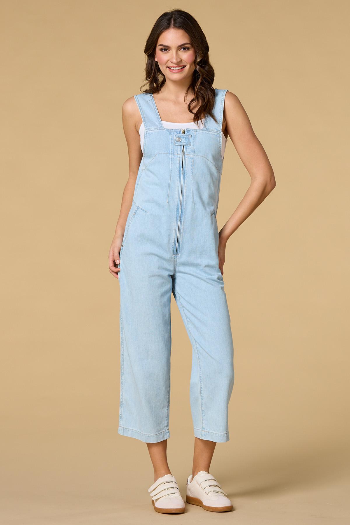 Versona | girl next door denim overalls