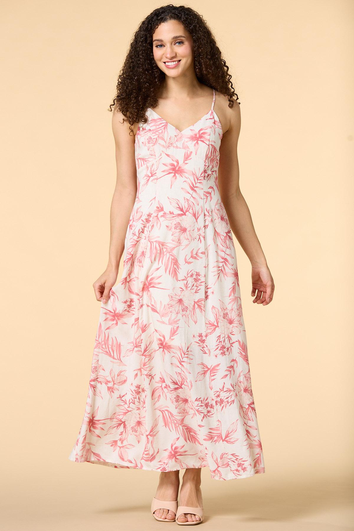 Versona | hibiscus blooms maxi dress