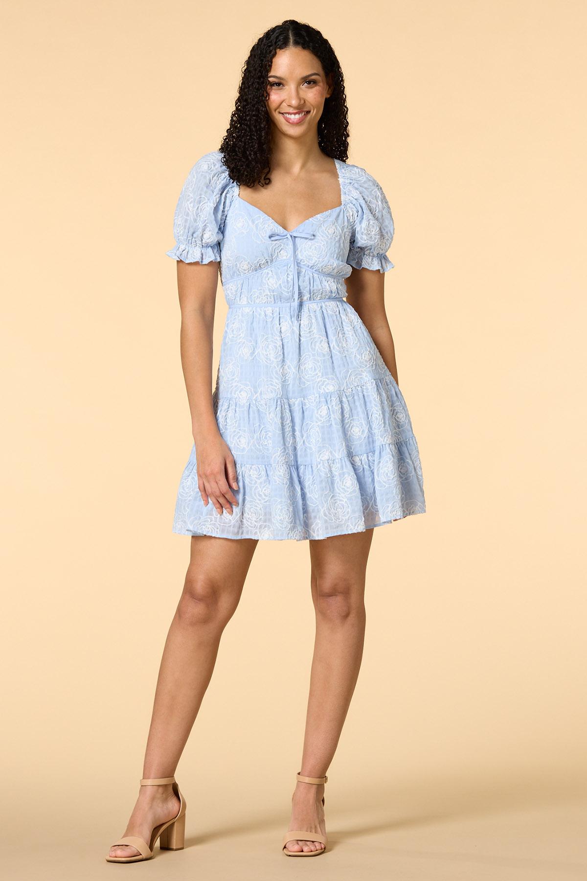 Versona | blue sky day mini dress