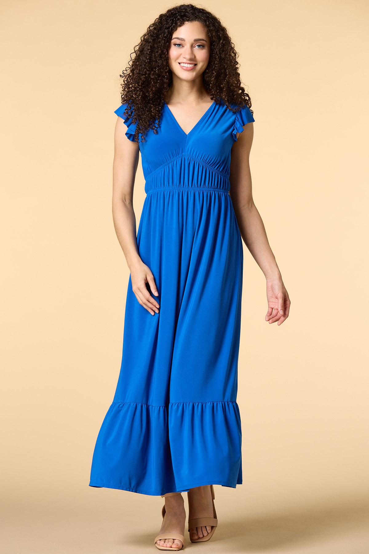 Versona | american blue maxi dress