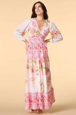 strapless open back dress Zanie Maxi Dress - Rose Pink