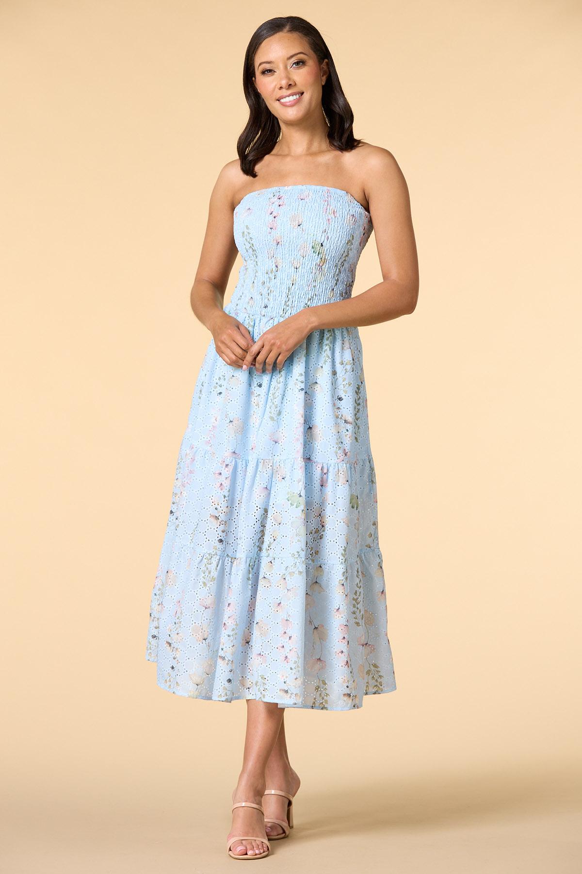 blue life dress Ocean Life Sunkiss Hawaiian Girl Dress in Light Blue L (10 main image 0