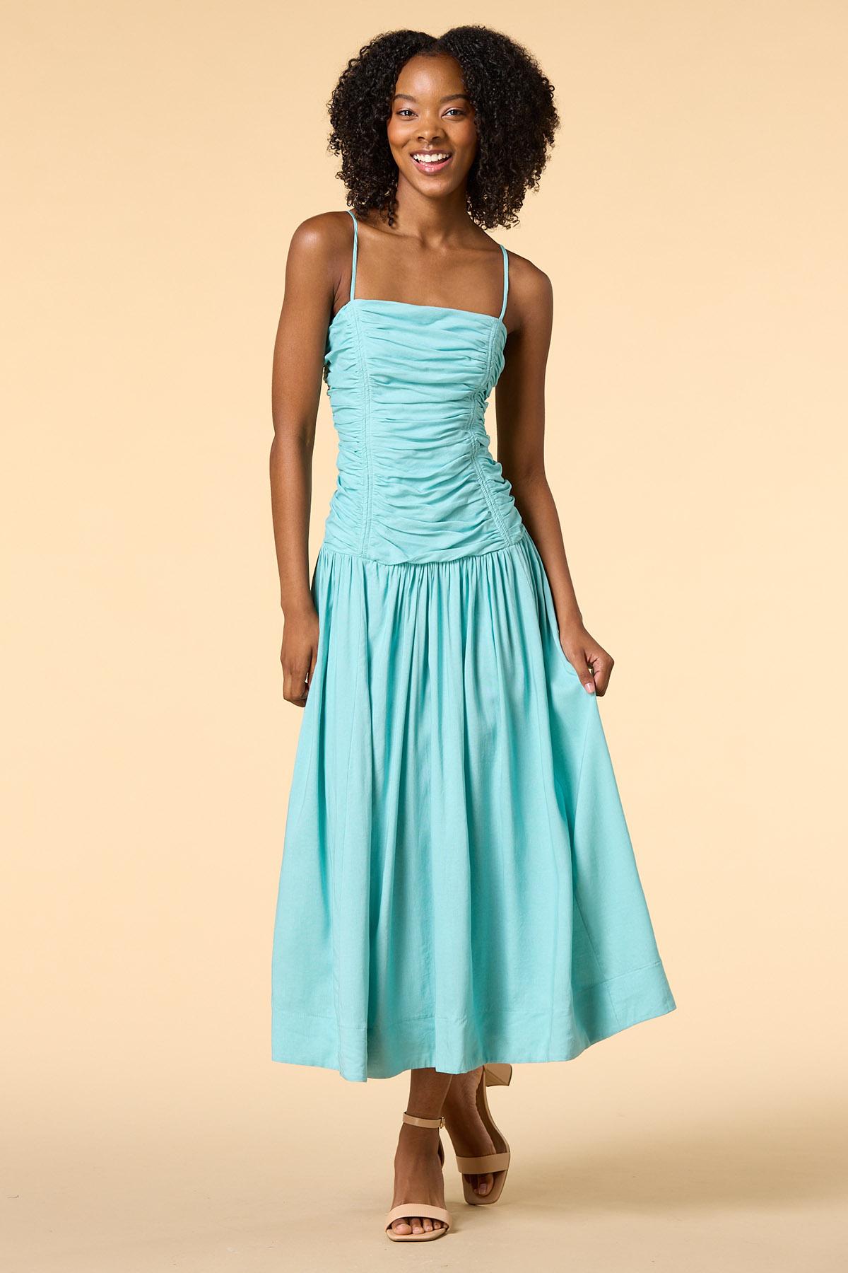 Versona | la ruche maxi dress