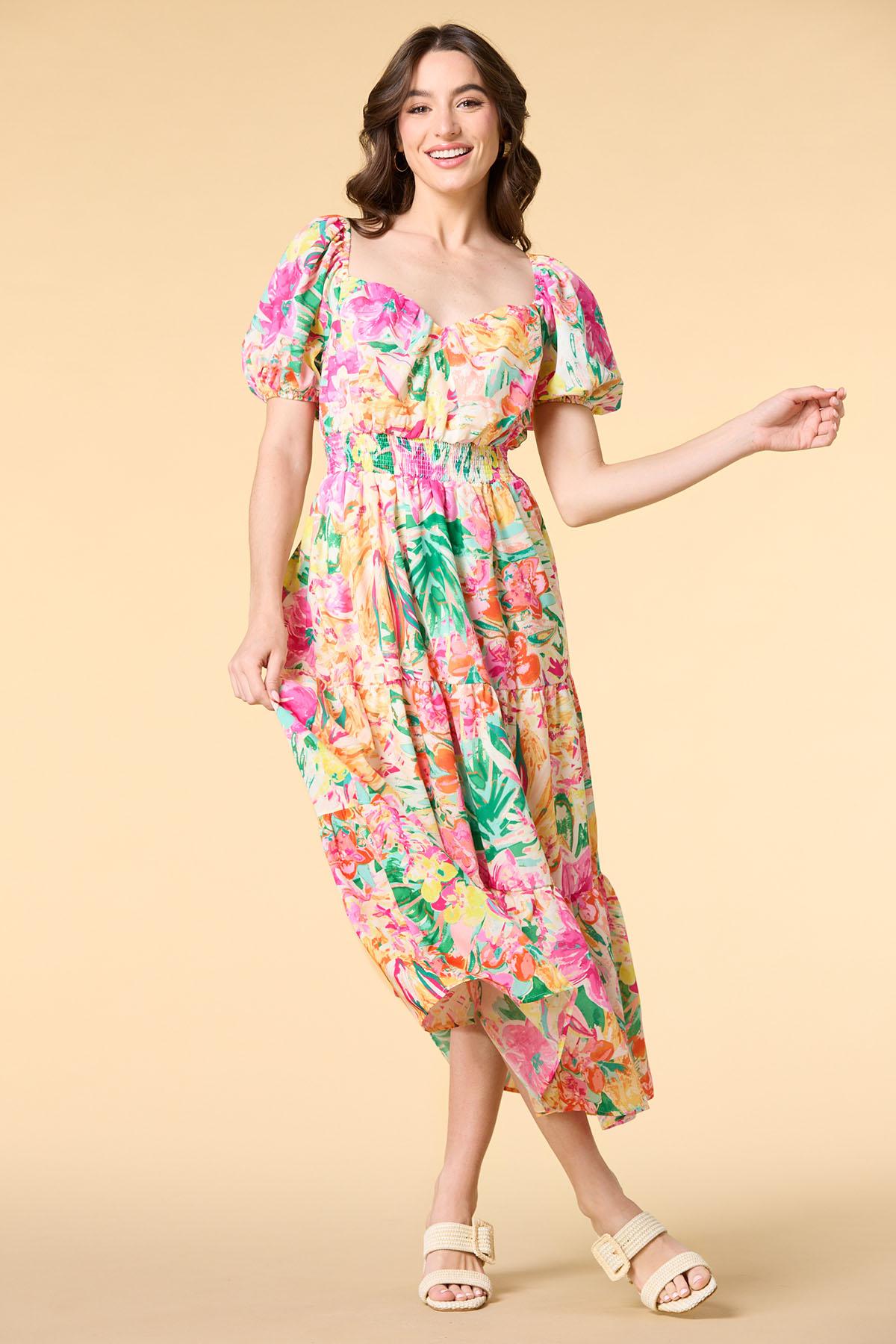 summer chic maxi dress Summer Palms Maxi