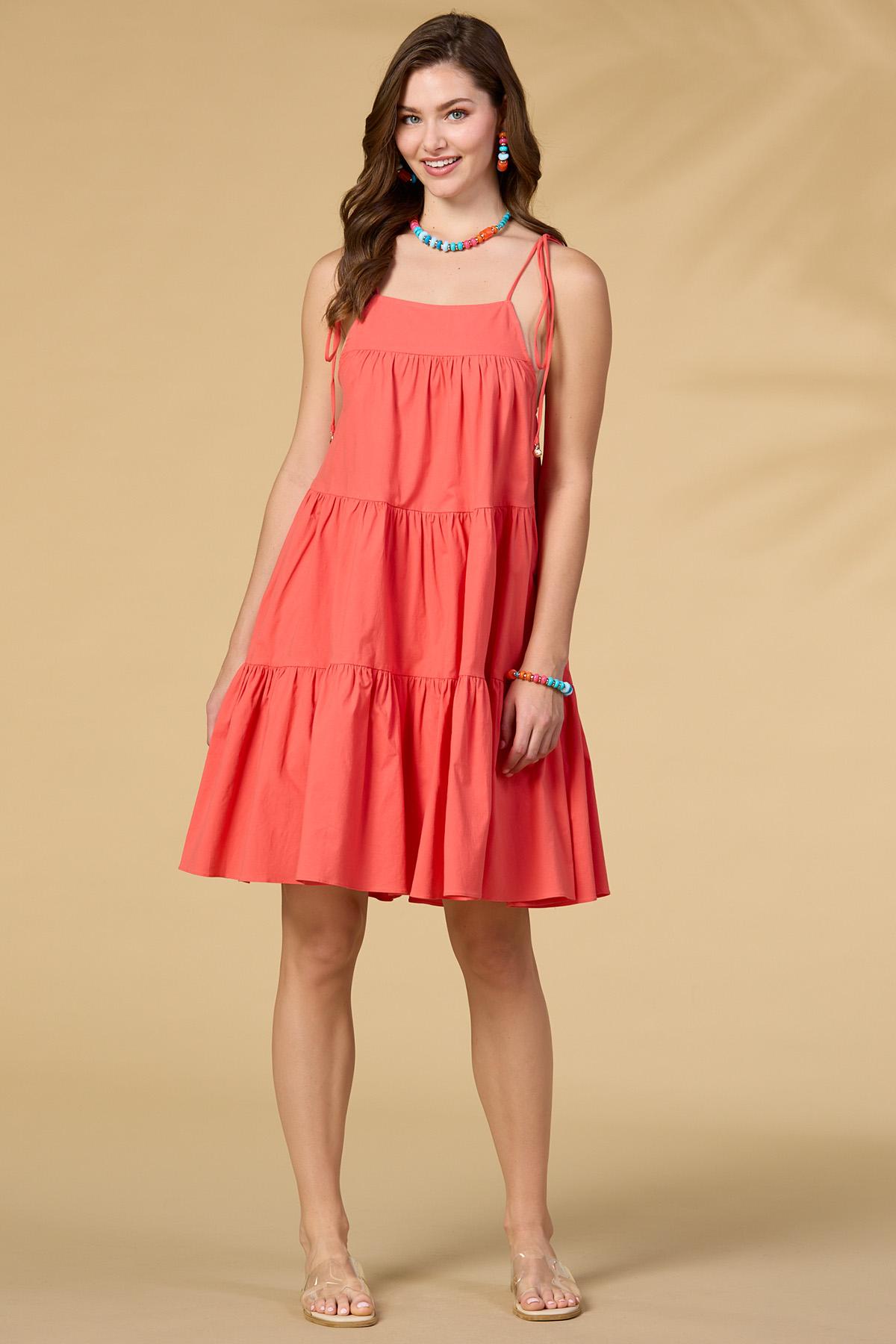 coral island cutie dress - Orange coral island cutie dress - Orange