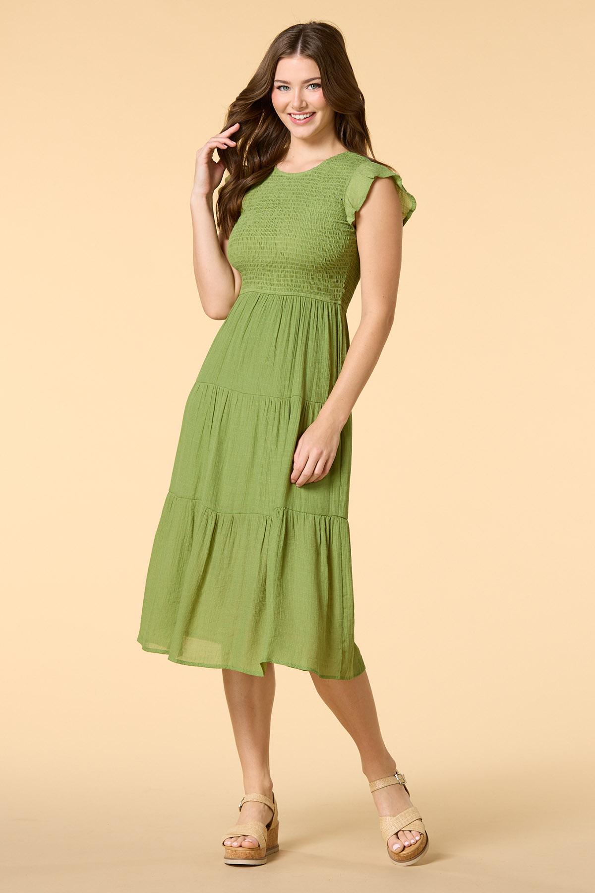 Smock And Awe Midi Dress