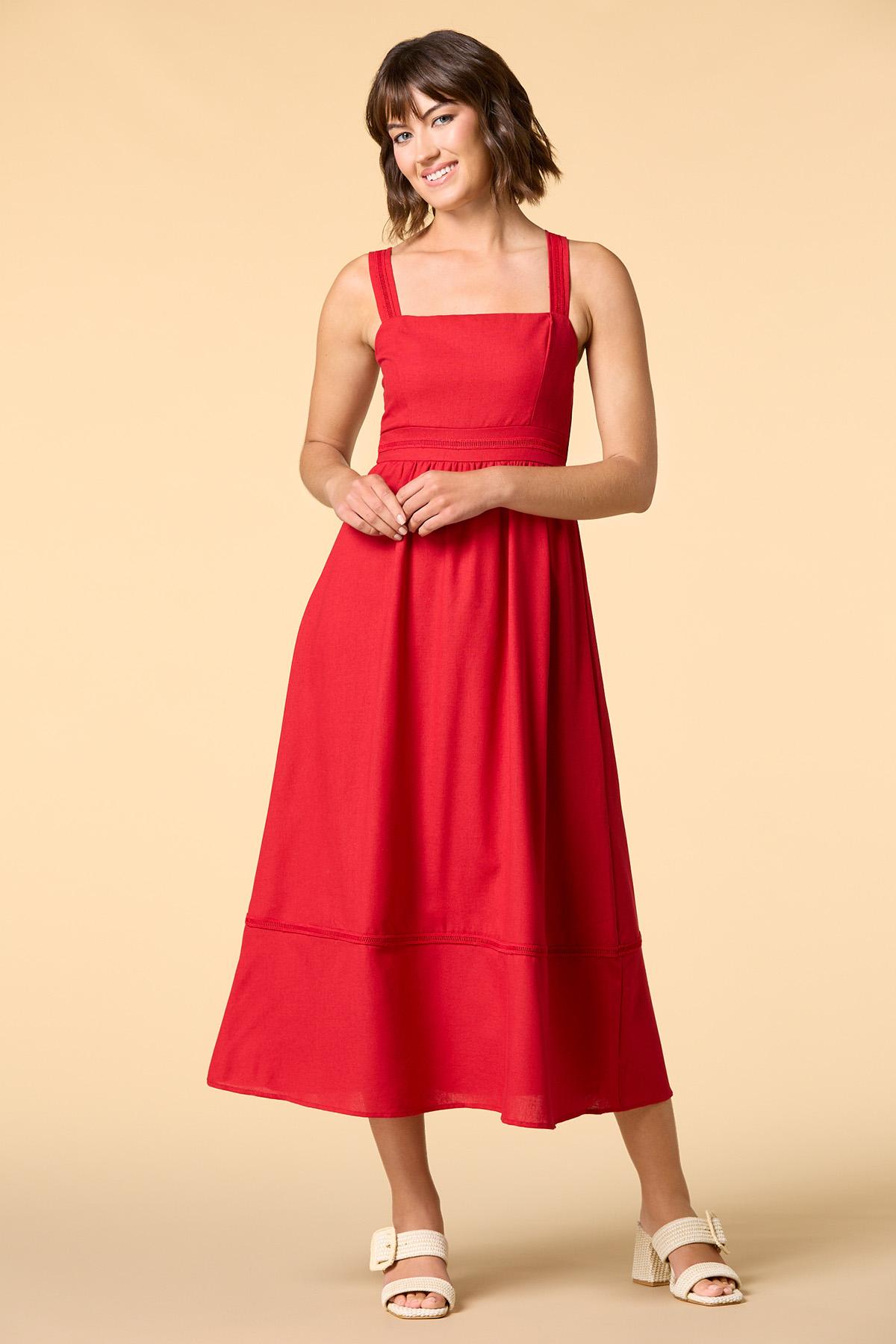 cherry red dress maxi The Mara Maxi Dress
