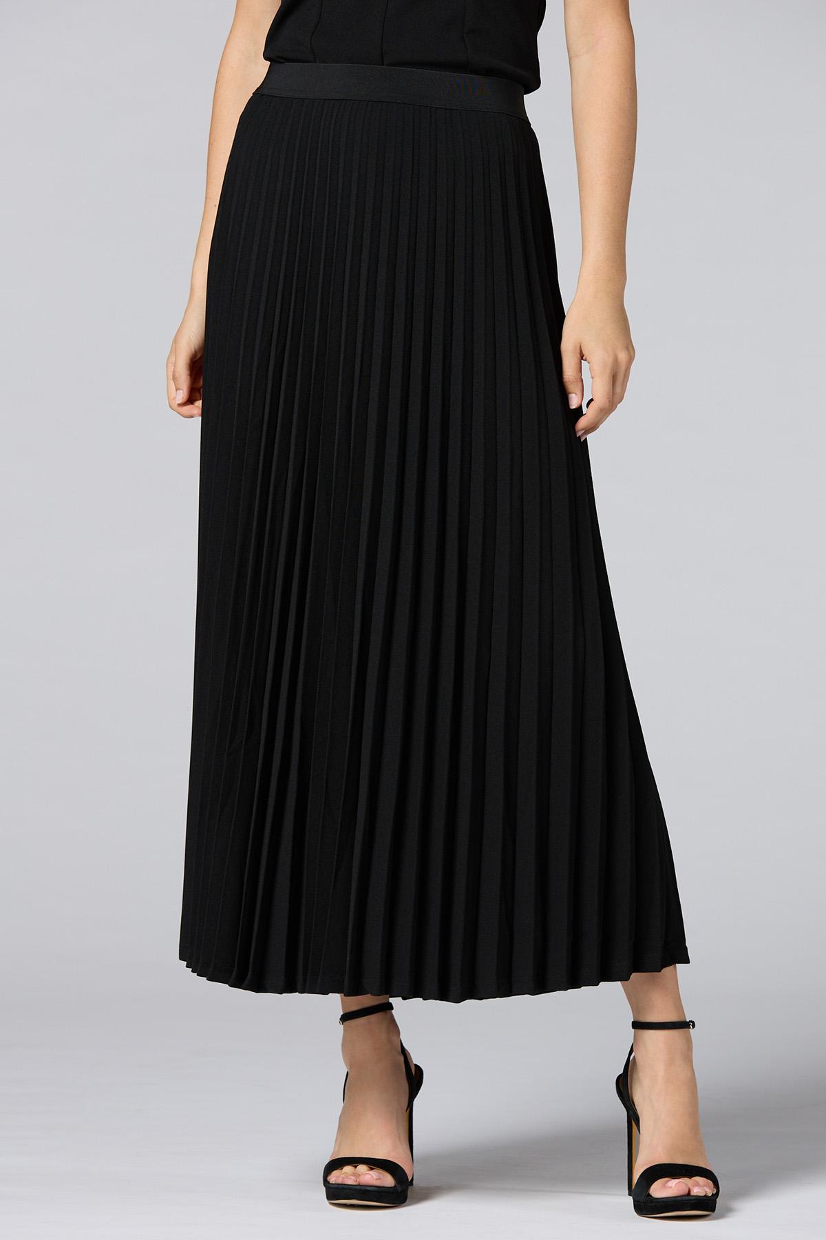 Versona | cache pleated crepe maxi skirt