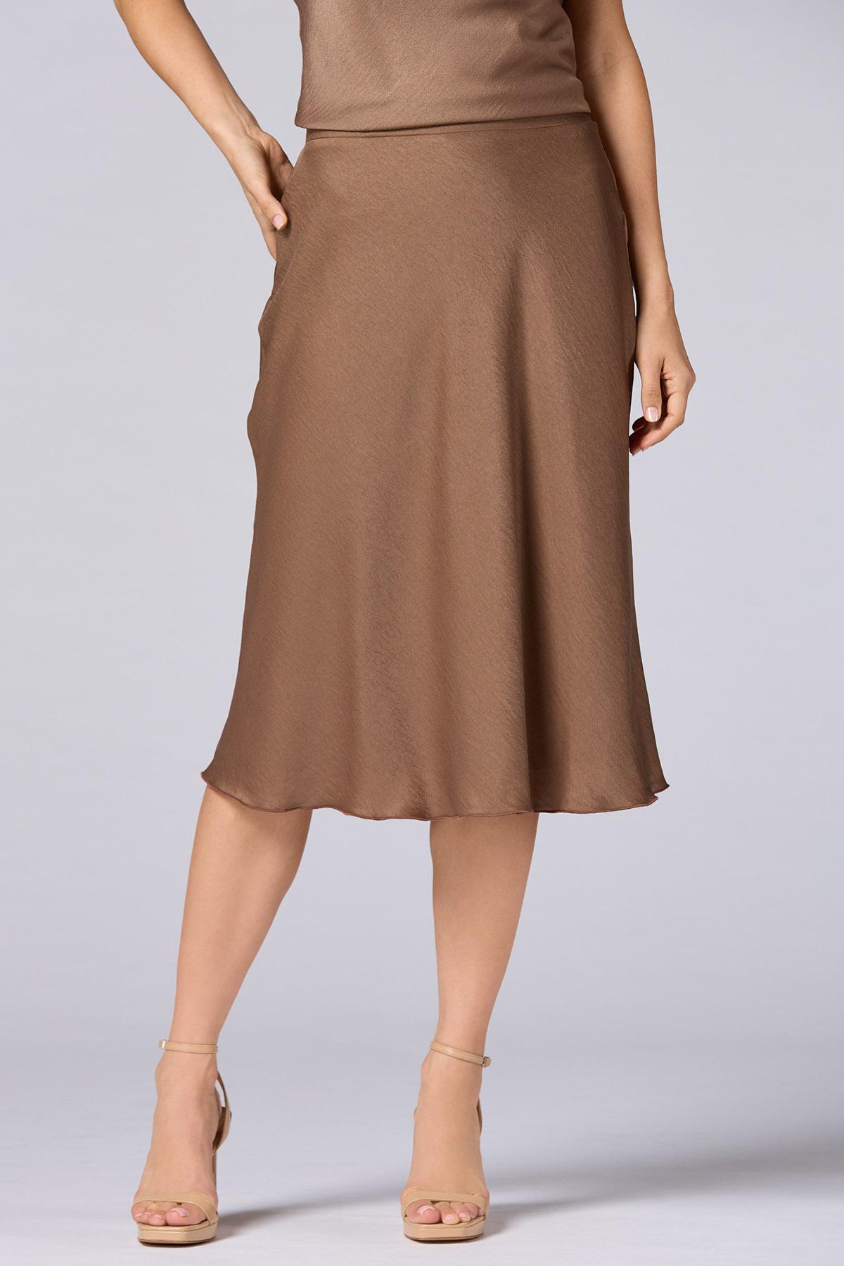 Versona | cache midi slip skirt