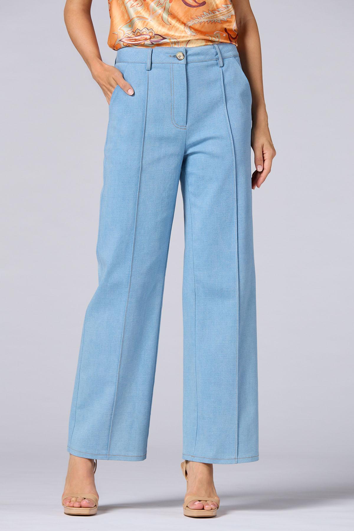 『 TEN DENIM TROUSERS BLUE S 』 Versona | cache denim trousers