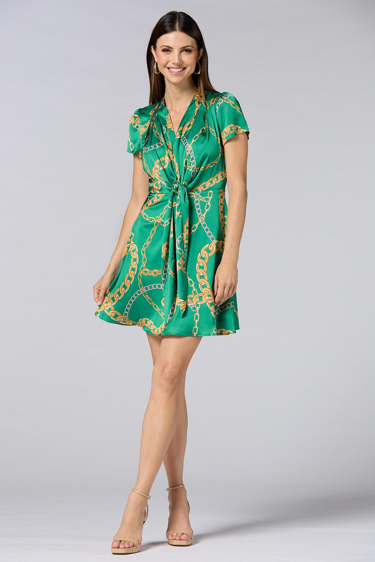 multicolor satin dress Satin Multicolor Slip Dress