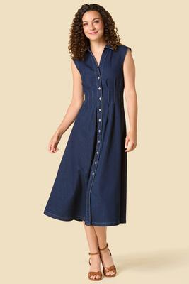 versona denim dress Versona