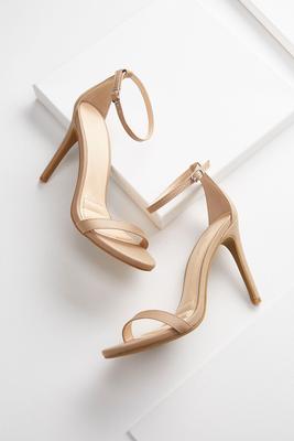 strappy heeled sandals