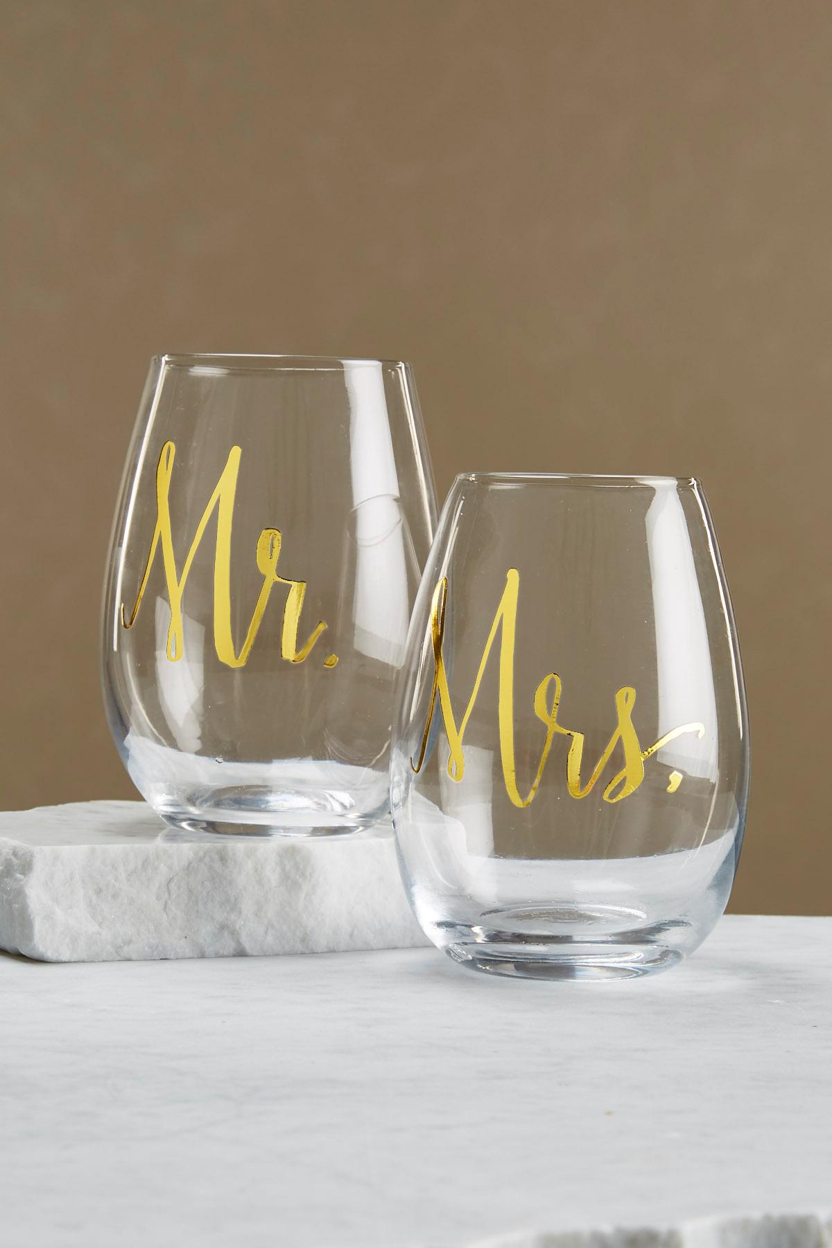 Mr.And Mrs.Glassware Set